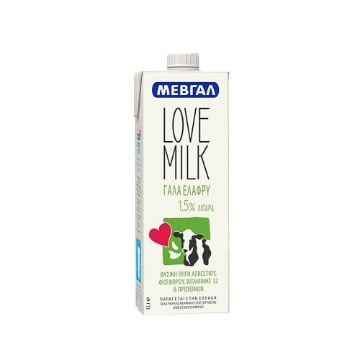 ΜΕΒΓΑΛ LOVE MILK ΓΑΛΑ 1.5%