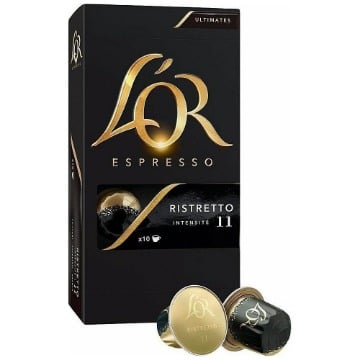 LOR CAPS ESPRESSO RISTRETTO (10τεμ.) - (INTENSITY 11 / ΜΑΥΡΟ-ΧΡΥΣΟ)