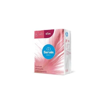 SERVIN ΧΑΡΤΙ ΥΓΕΙΑΣ 2ΦΥΛΛΑ 40 ΡΟΛΑ  118gr. ΛΕΙΟ