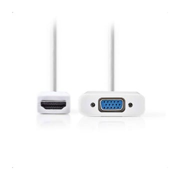 ΜΕΤΑΤΡΟΠΕΑΣ HDMI ΣΕ VGA ΚΑΙ 3,5mm JACK ΓΙΑ ΗΧΟ ΜΕ ΚΑΛΩΔΙΟ 0,20m