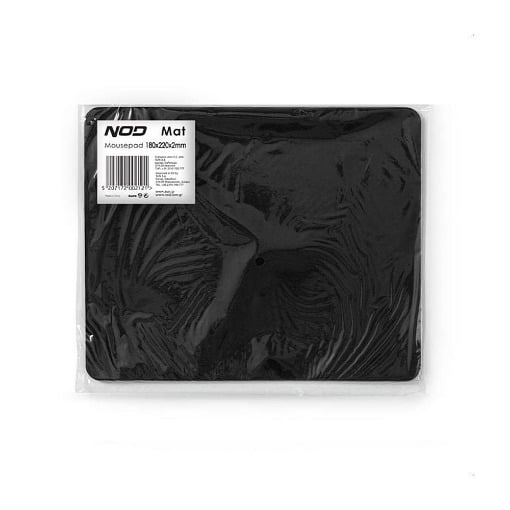 MOUSEPAD ΜΑΥΡΟ 180x220mm NOD MAT