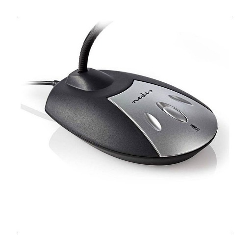 ΕΝΣΥΡΜΑΤΟ ΜΙΚΡΟΦΩΝΟ USB ΜΕ ΚΑΛΩΔΙΟ 1.5m NEDIS MICDU100BK