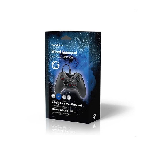 ΕΝΣΥΡΜΑΤΟ GAMEPAD ΜΕ 12 ΠΛΗΚΤΡΑ NEDIS GGPD110BK