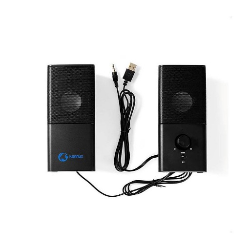 ΣΤΕΡΕΟΦΩΝΙΚΑ GAMING ΗΧΕΙΑ 2.0 6W NEDIS GSPR10020BK