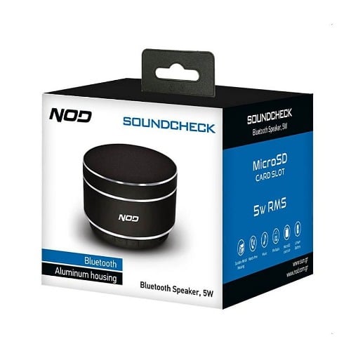 ΦΟΡΗΤΟ BLUETOOTH ΗΧΕΙΟ ΑΛΟΥΜΙΝΙΟΥ 5W NOD SOUNDCHECK