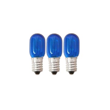 EUROLAMP ΛΑΜΠΑ ΝΥΚΤΟΣ 5W E14 ΜΠΛΕ (3τεμ)