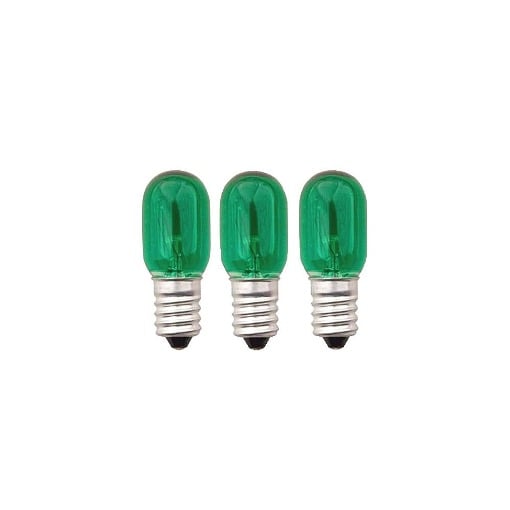 EUROLAMP ΛΑΜΠΑ ΝΥΚΤΟΣ 5W E14 ΠΡΑΣΙΝΗ (3τεμ)