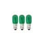 EUROLAMP ΛΑΜΠΑ ΝΥΚΤΟΣ 5W E14 ΠΡΑΣΙΝΗ (3τεμ)