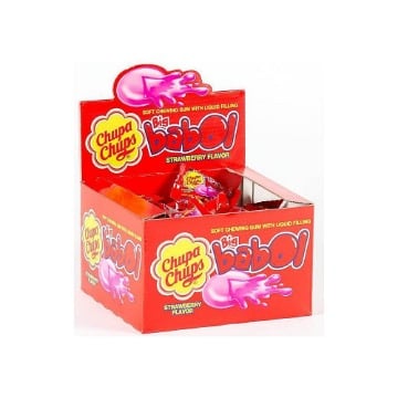 CHUPA CHUPS BIG BABOL STRAWBERRY 60τεμ. - (1521703)