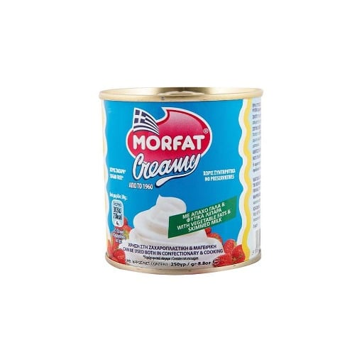 MORFAT CREAMY ΜΕΤΑΛΛΙΚΟ ΚΟΥΤΙ 250gr.