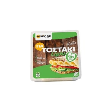 ΜΠΕΛΑΣ ΤΥΡΙ LIGHT 10% ΓΙΑ ΤΟΣΤΑΚΙ ΣΕ ΦΕΤΕΣ 180gr