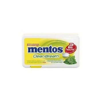 MENTOS CLEAN BREATH LEMON MINT 21g