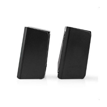 ΣΤΕΡΕΟΦΩΝΙΚΑ GAMING ΗΧΕΙΑ 2.0 18W ΜΕ RGB ΦΩΤΙΣΜΟ NEDIS GSPR31020BK