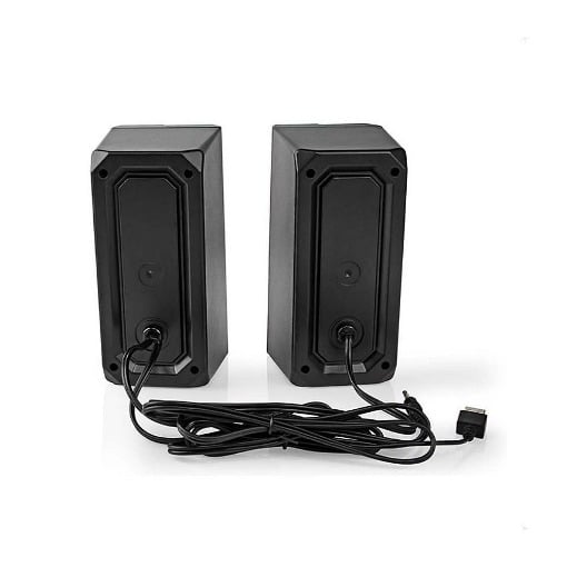 ΣΤΕΡΕΟΦΩΝΙΚΑ GAMING ΗΧΕΙΑ 2.0 18W ΜΕ RGB ΦΩΤΙΣΜΟ NEDIS GSPR31020BK