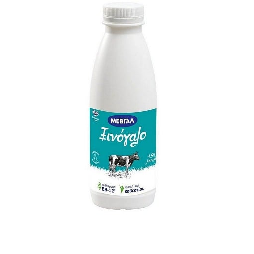 ΜΕΒΓΑΛ ΞΙΝΟΓΑΛΟ 1.5% ΛΙΠΑΡΑ (500ml)