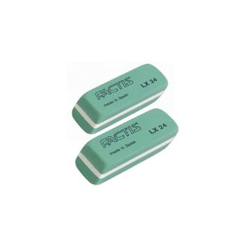 FACTIS ΓΟΜΑ ΠΡΑΣΙΝΗ Lx24 (2τεμ.) (66104)