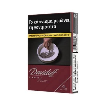 DAVIDOFF SLIM ΚΛΑΣΙΚΟ 2 ΤΕΜ