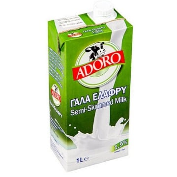 ADORO LIGHT ΓΑΛΑ 1lt (1,5%) - (ΧΑΡΤΙΝΟ)