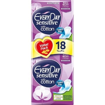 EVERY DAY SENSITIVE MAXI NIGHT ULTRA PLUS 18ΤΜΧ