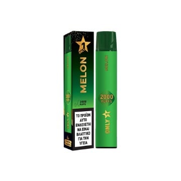 ONLY 1 (MELON) 0% ΝΙΚΟΤΙΝΗ 2000 PUFFS 4.5ml