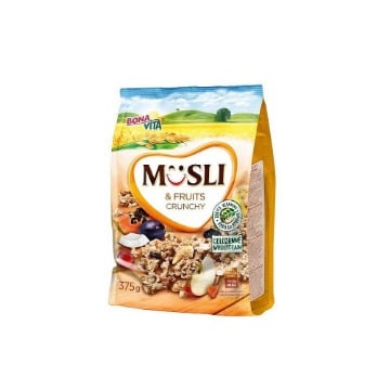 BONA VITA CRUNCHY MUSLI 375gr. - (ΑΠΟΞΗΡΑΜΕΝΑ ΦΡΟΥΤΑ)