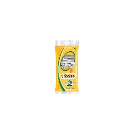 BIC SENSITIVE 2 ΛΕΠΙΔΕΣ 5τεμ. (ΠΡΑΣΙΝΟ) - (TWIN EASY)