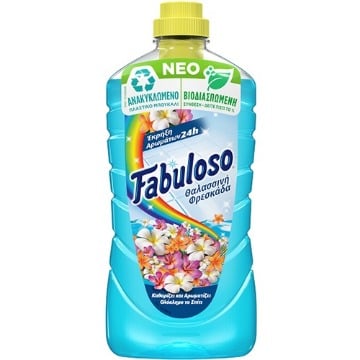 Εικόνα της FABULOSO ΚΑΘΑΡΙΣΤΙΚΟ 1lit - (FRESCHEZZA MARINA - ΜΠΛΕ)