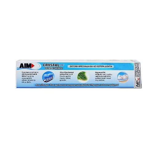 AIM CRYSTAL GEL 75ml - (FRESH WHITE)