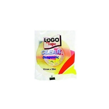 LOGO CLEAR ΤΑΙΝΙΑ ΔΙΑΦΑΝΗΣ (ΣΕΛΟΤΕΙΠ) - (12mm x 33mm)