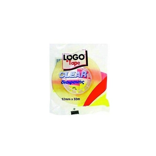 LOGO CLEAR ΤΑΙΝΙΑ ΔΙΑΦΑΝΗΣ (ΣΕΛΟΤΕΙΠ) - (12mm x 33mm)