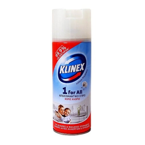 KLINEX SPRAY ONE FOR ALL ΑΠΟΛΥΜΑΝΤΙΚΟ 400ml - (COTTON)