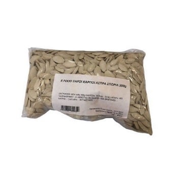 K FOOD ΞΗΡΟΙ ΚΑΡΠΟΙ ΑΣΠΡΑ ΣΠΟΡΙΑ 300g