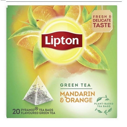 LIPTON ΠΡΑΣΙΝΟ ΜΑΝΤΑΡΙΝΙ ΠΟΡΤΟΚΑΛΙ 20Χ1.8g