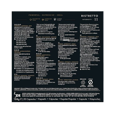 LOR CAPS RISTRETTO 20τμχ