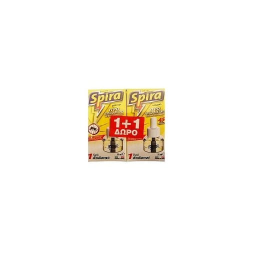 SPIRA LIQUID H REFILL ΥΓΡΟ ΕΝΤΟΜΟΑΠΩΘΗΤΙΚΟ 1+1 ΔΩΡΟ (35+35ml)