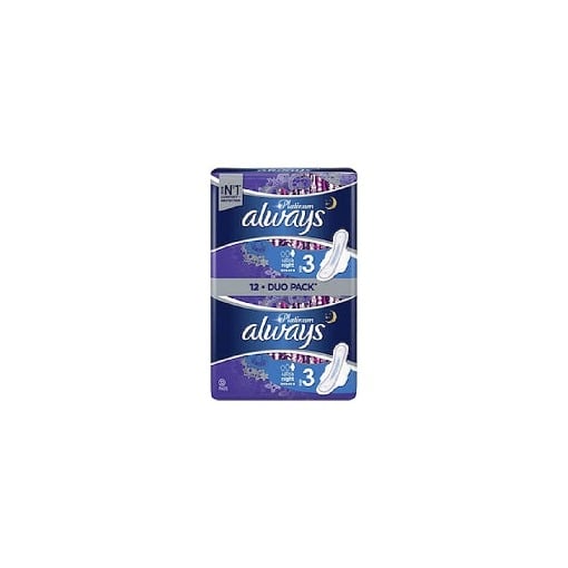 ALWAYS PLATINUM ULTRA NIGHT DUO PACK (12τεμ.)