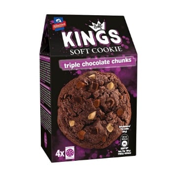 ΑΛΛΑΤΙΝΗ SOFT KINGS COOKIE 160gr. - (TRIPLE CHOCOLATE)