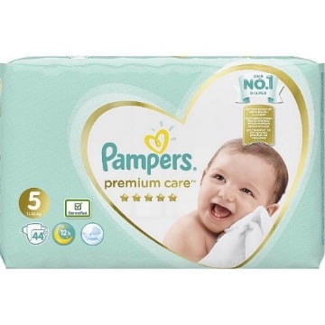 PAMPERS PREMIUM CARE Νο 5 (44τμx.) - (11-16kg)