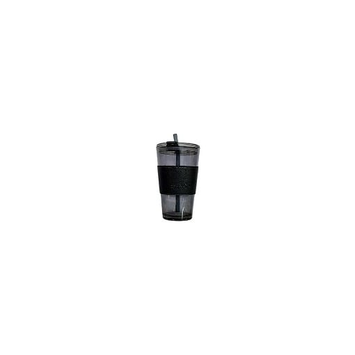 COVER ΓΥΑΛΙΝΟ ΠΟΤΗΡΙ ΜΕ ΔΕΡΜΑΤΙΝΗ 600ml