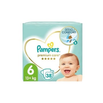 PAMPERS PREMIUM CARE Νο 6 (38τεμ.)