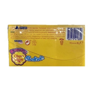 CHUPA CHUPS SHAKED BUBBLEGUM 30gr - (BANANA)