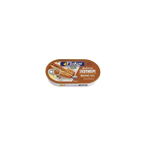 FLOKOS ΣΚΟΥΜΠΡΙ ΚΑΠΝΙΣΤΟ ΣΕ ΦΥΤΙΚΟ ΛΑΔΙ 160gr.