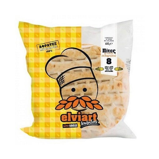 ELVIART ΠΙΤΑ 680gr. - (ΜΕ ΑΛΕΥΡΙ ΚΑΛΑΜΠΟΚΙΟΥ)