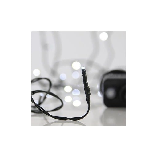 100 ΛΑΜΠΑΚΙΑ LED, ΜΕ ΠΡΟΓΡΑΜΜΑ, 3Μ, ΛΕΥΚΑ, ΣΕ ΣΕΙΡΑ ΜΕ ΠΡΑΣΙΝΟ ΚΑΛΩΔΙΟ EUROLAMP