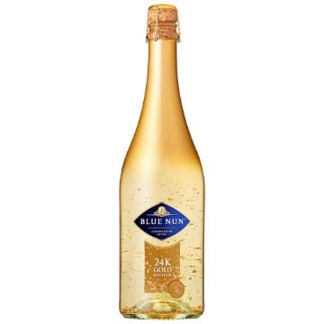 BLUE NUN 24K GOLD 750ml - (ΑΦΡΩΔΗΣ ΞΗΡΟΣ ΟΙΝΟΣ ΜΕ ΦΥΛΛΑ ΧΡΥΣΟΥ)