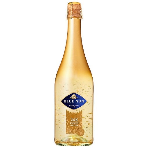 BLUE NUN 24K GOLD 750ml - (ΑΦΡΩΔΗΣ ΞΗΡΟΣ ΟΙΝΟΣ ΜΕ ΦΥΛΛΑ ΧΡΥΣΟΥ)