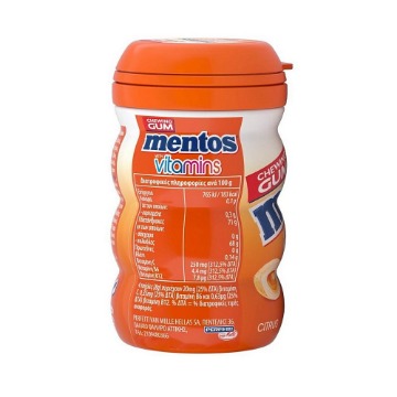 MENTOS PURE FRESH NANO BOTTLE VITAMINS CITRUS 18g