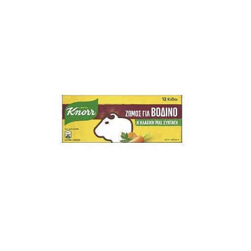 KNORR ΚΥΒΟΣ ΓΙΑ ΒΟΔΙΝΟ 6g x12τμχ