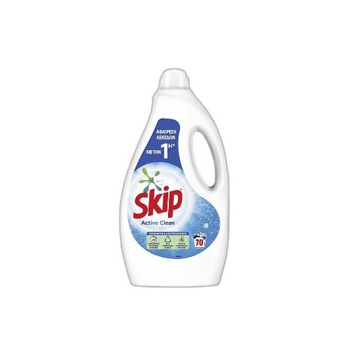 SKIP ΥΓΡΟ ΠΛΥΝΤΗΡΙΟΥ 70ΜΕΖ (3,5L) - ACTIVE CLEAN
