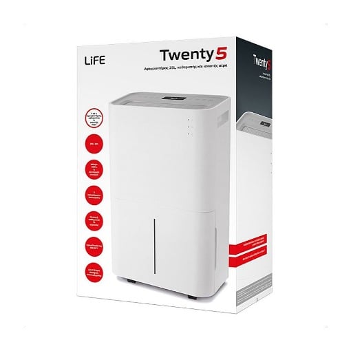 ΑΦΥΓΡΑΝΤΗΡΑΣ 25L - ΚΑΘΑΡΙΣΤΗΣ ΚΑΙ ΙΟΝΙΣΤΗΣ LIFE TWENTY5
